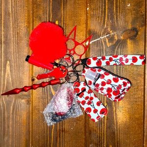 Self-defense, 10 pieces keychain